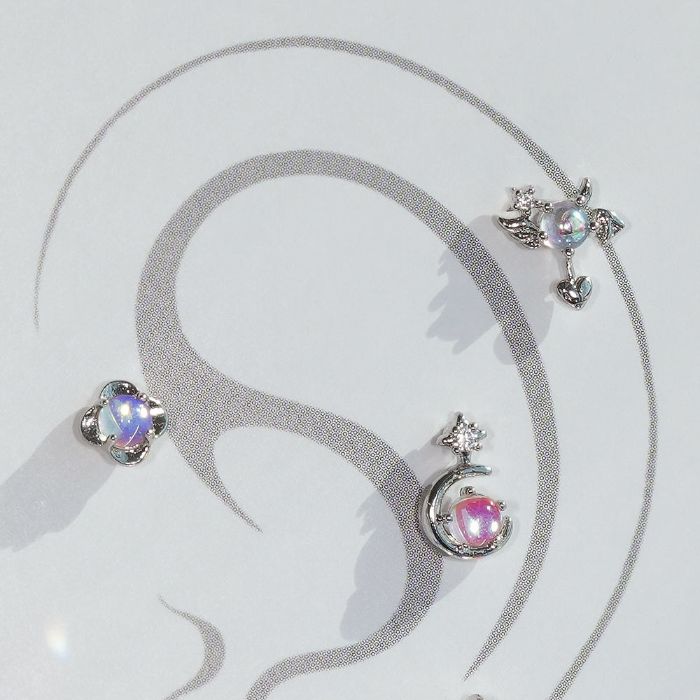 [Surgical] Simple Cubic Butterfly (4 Types) 16G/14G Body Piercing Collection เจาะหลัง เจาะกระดูกอ่อน 