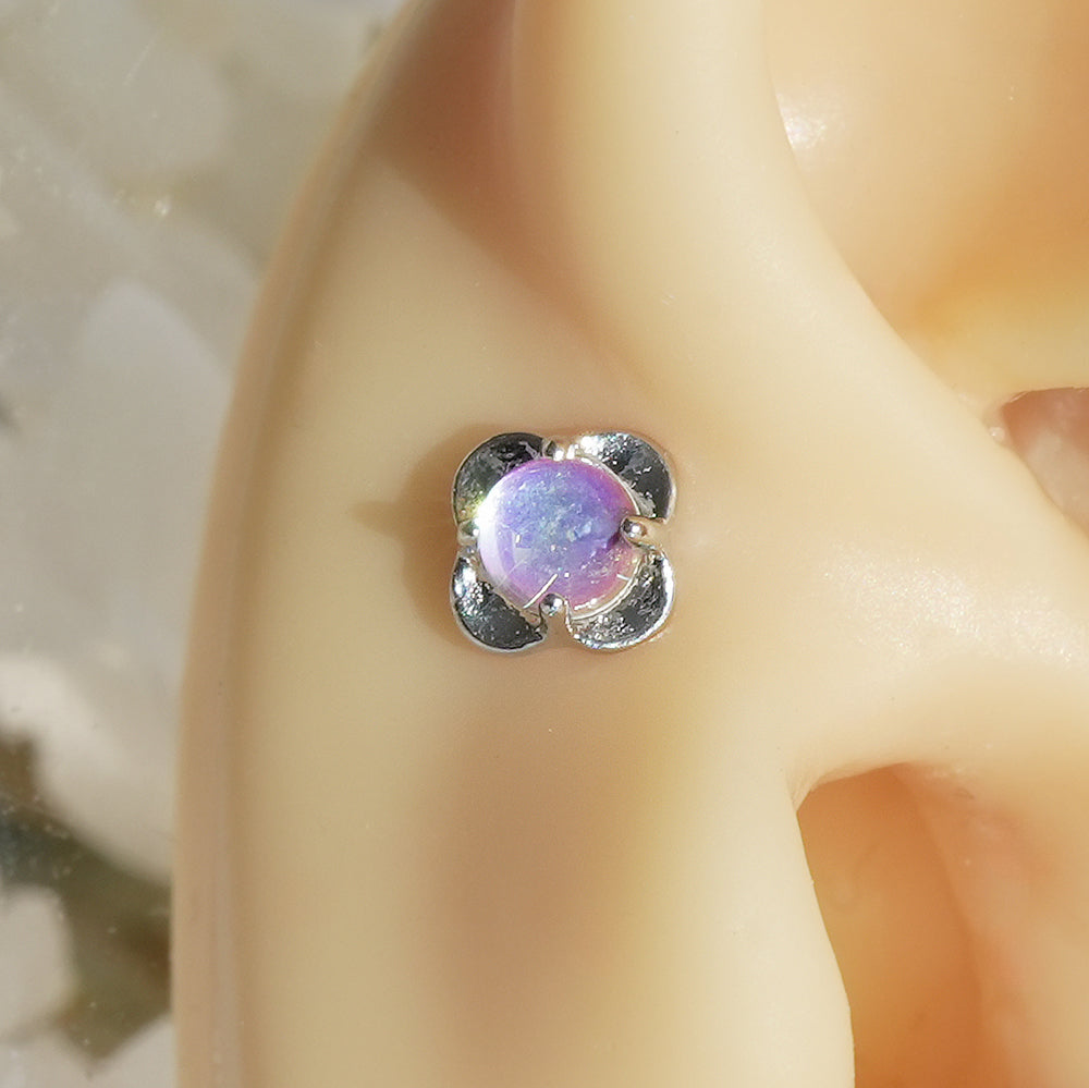 [Surgical] Simple Cubic Butterfly (4 Types) 16G/14G Body Piercing Collection เจาะหลัง เจาะกระดูกอ่อน 