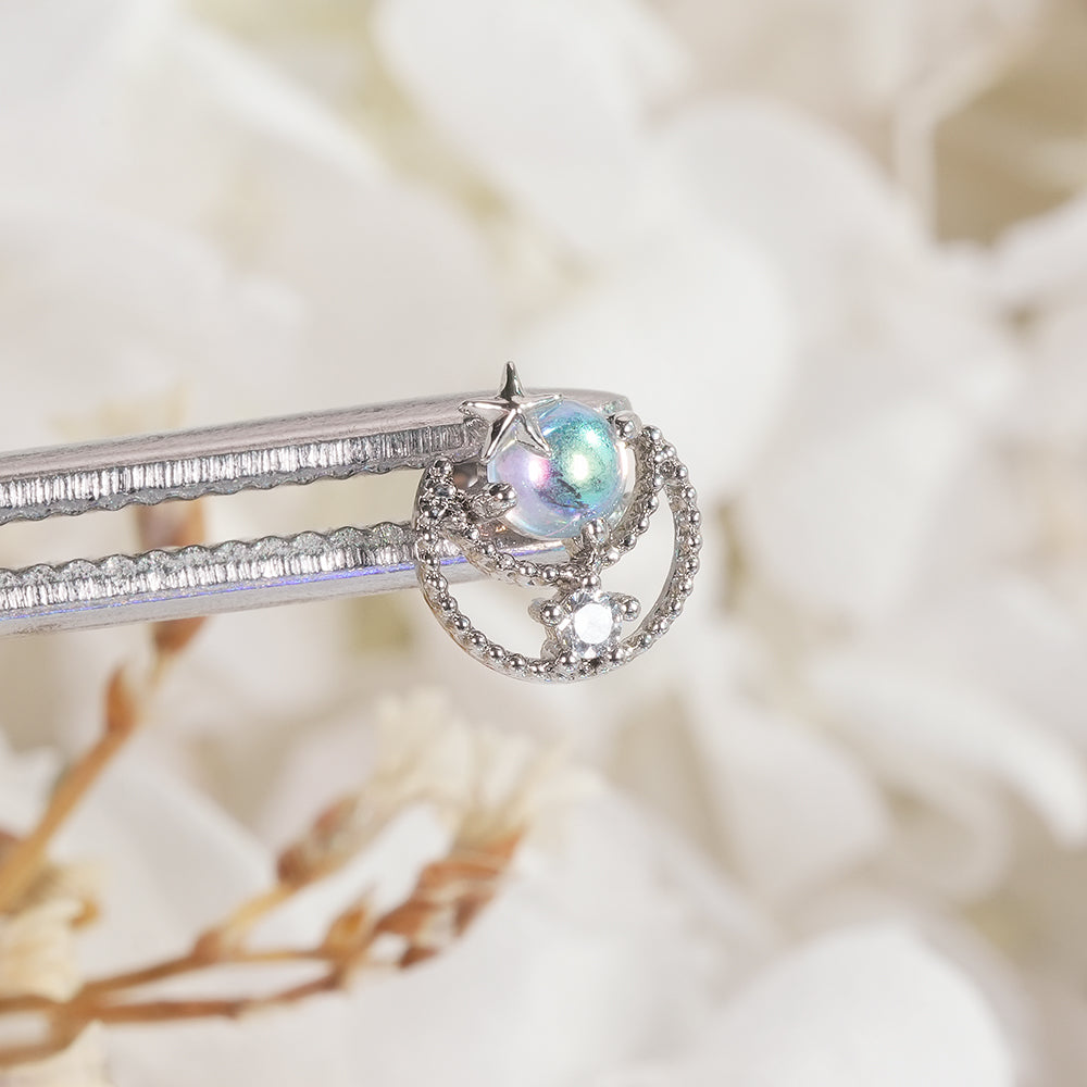[Surgical] Simple Cubic Butterfly (4 Types) 16G/14G Body Piercing Collection เจาะหลัง เจาะกระดูกอ่อน 