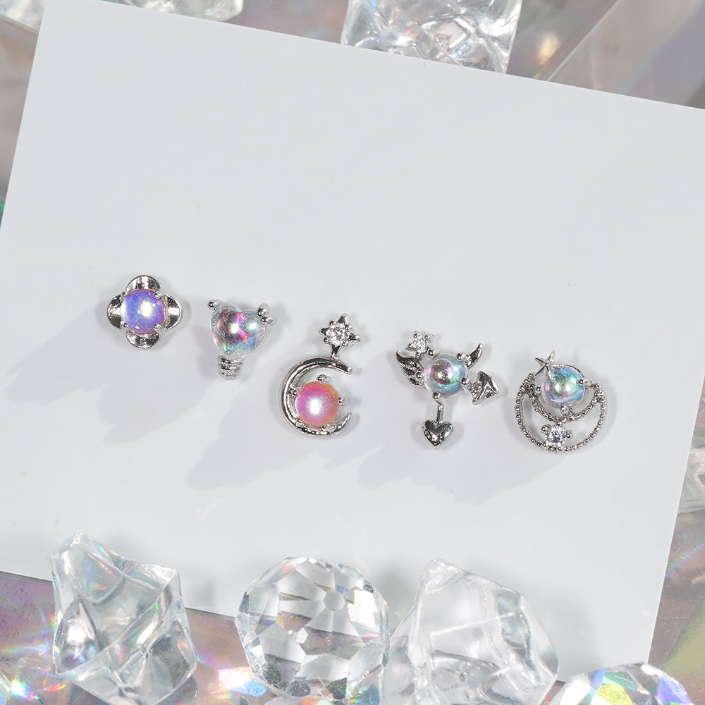 [Surgical] Simple Cubic Butterfly (4 Types) 16G/14G Body Piercing Collection เจาะหลัง เจาะกระดูกอ่อน 