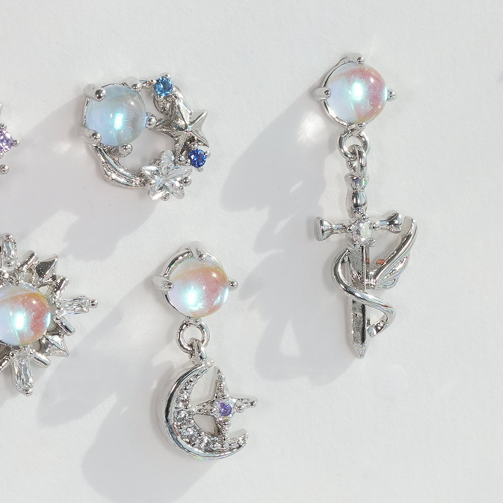 [Surgical] Simple Cubic Butterfly (4 Types) 16G/14G Body Piercing Collection Back Piercing Cartilage Piercing 