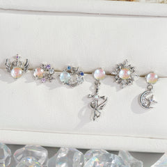 [Surgical] Simple Cubic Butterfly (4 Types) 16G/14G Body Piercing Collection Back Piercing Cartilage Piercing 
