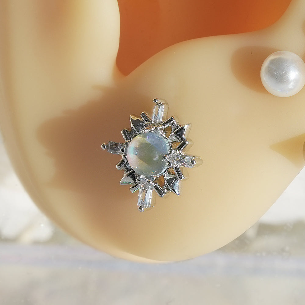 [Surgical] Simple Cubic Butterfly (4 Types) 16G/14G Body Piercing Collection Back Piercing Cartilage Piercing 