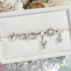 [Surgical] Simple Cubic Butterfly (4 Types) 16G/14G Body Piercing Collection Back Piercing Cartilage Piercing 