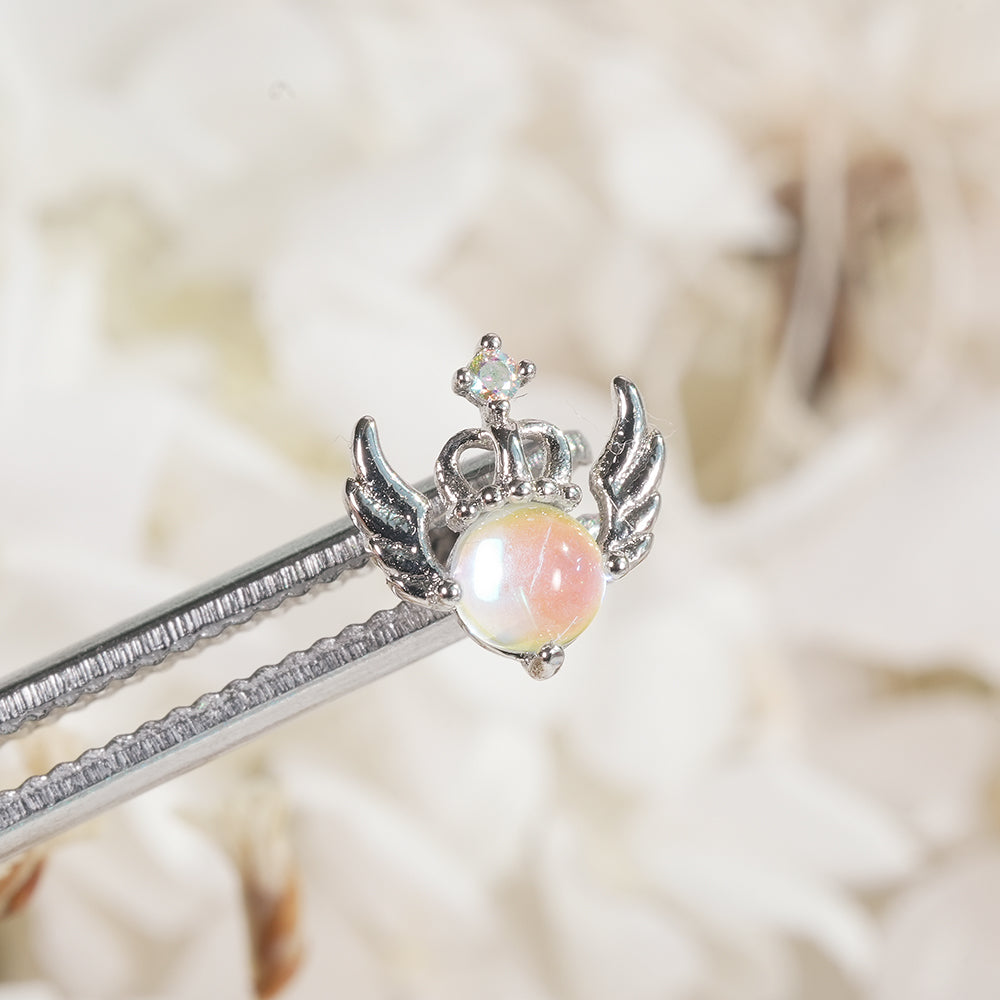 [Surgical] Simple Cubic Butterfly (4 Types) 16G/14G Body Piercing Collection Back Piercing Cartilage Piercing 