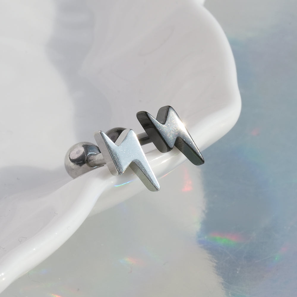 [Surgical] Simple Cubic Butterfly (4 Types) 16G/14G Body Piercing Collection Back Piercing Cartilage Piercing 