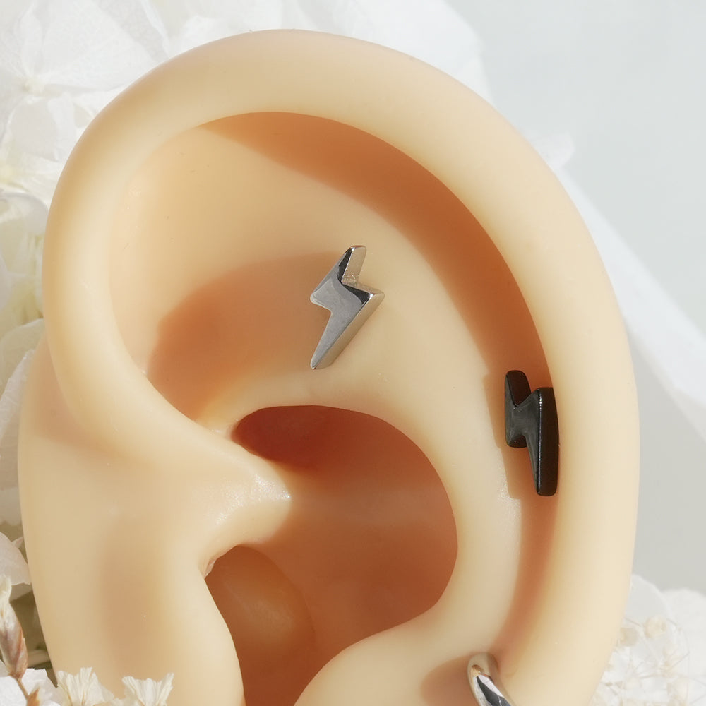 [Surgical] Simple Cubic Butterfly (4 Types) 16G/14G Body Piercing Collection Back Piercing Cartilage Piercing 