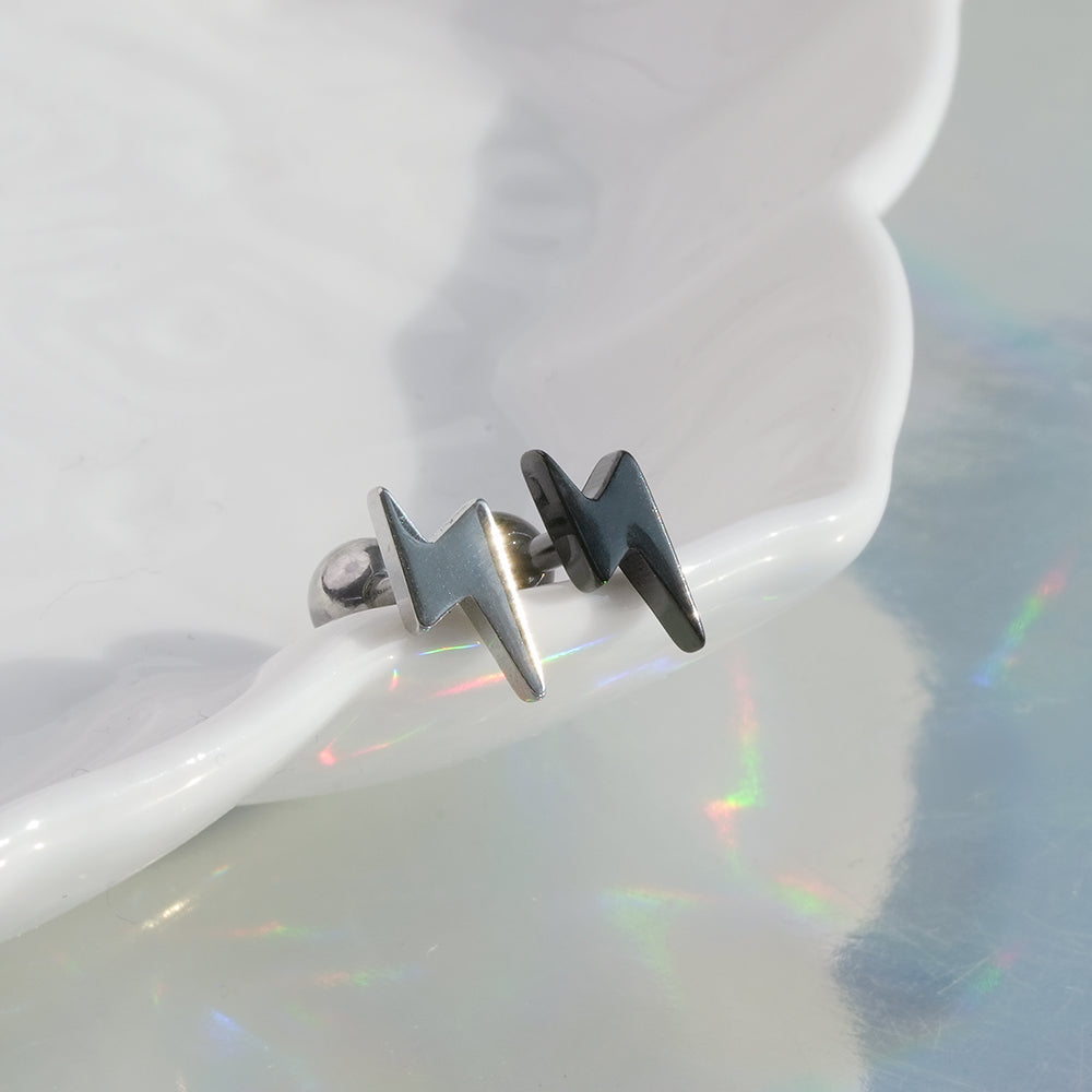 [Surgical] Simple Cubic Butterfly (4 Types) 16G/14G Body Piercing Collection Back Piercing Cartilage Piercing 