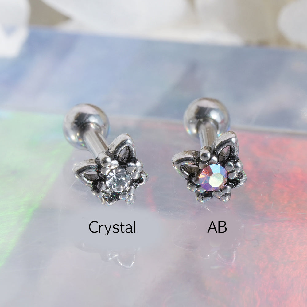 [Surgical] Simple Cubic Butterfly (4 Types) 16G/14G Body Piercing Collection Back Piercing Cartilage Piercing 