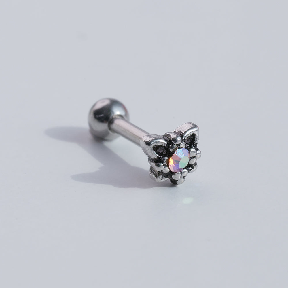 [Surgical] Simple Cubic Butterfly (4 Types) 16G/14G Body Piercing Collection Back Piercing Cartilage Piercing 