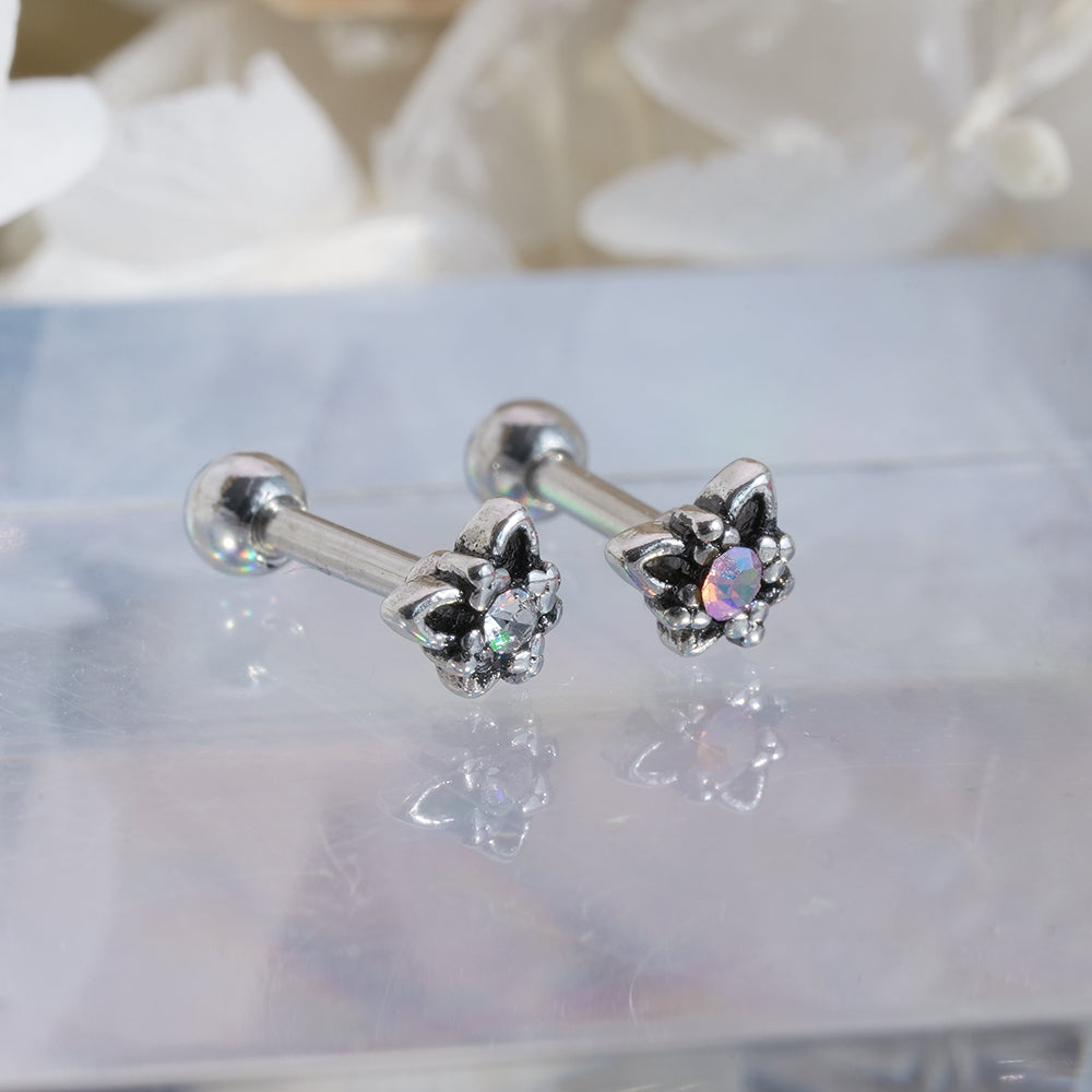 [Surgical] Simple Cubic Butterfly (4 Types) 16G/14G Body Piercing Collection Back Piercing Cartilage Piercing 