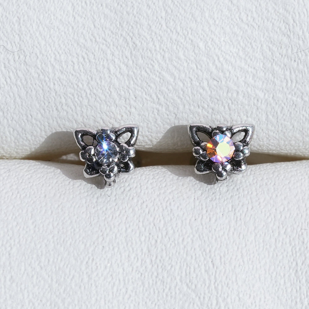 [Surgical] Simple Cubic Butterfly (4 Types) 16G/14G Body Piercing Collection Back Piercing Cartilage Piercing 