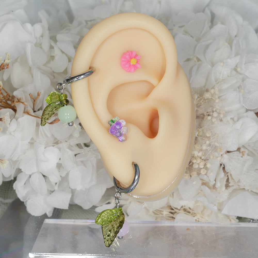 [Surgical] Simple Cubic Butterfly (4 Types) 16G/14G Body Piercing Collection Back Piercing Cartilage Piercing 