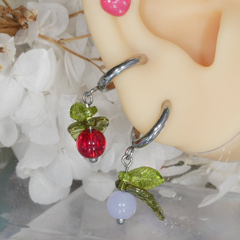 [Surgical] Simple Cubic Butterfly (4 Types) 16G/14G Body Piercing Collection Back Piercing Cartilage Piercing 