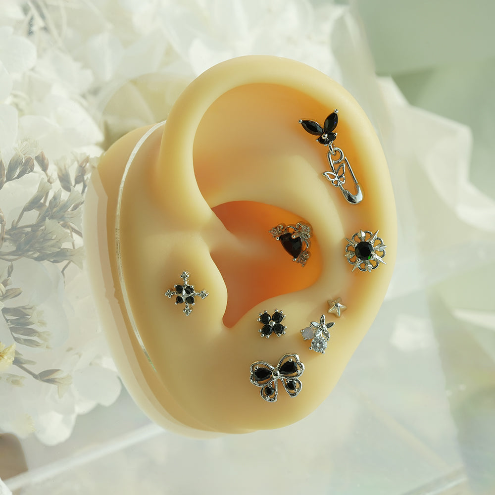 [サージカル]ミニ 立体スター ボディピアス 16G
