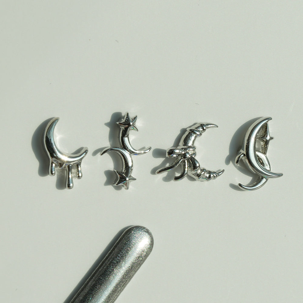 [サージカル]クレセントムーン モチーフ ピアス 月モチーフ ボディピアス (4Type) 16G 月 星 ボディピアス 軟骨ピアス