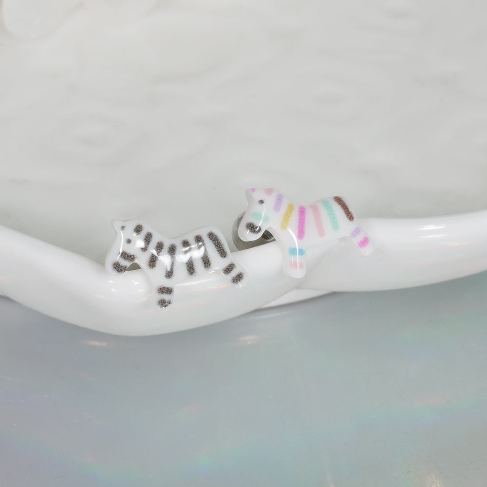 [サージカル] ゼブラ ユニコーン ボディピアス 16G