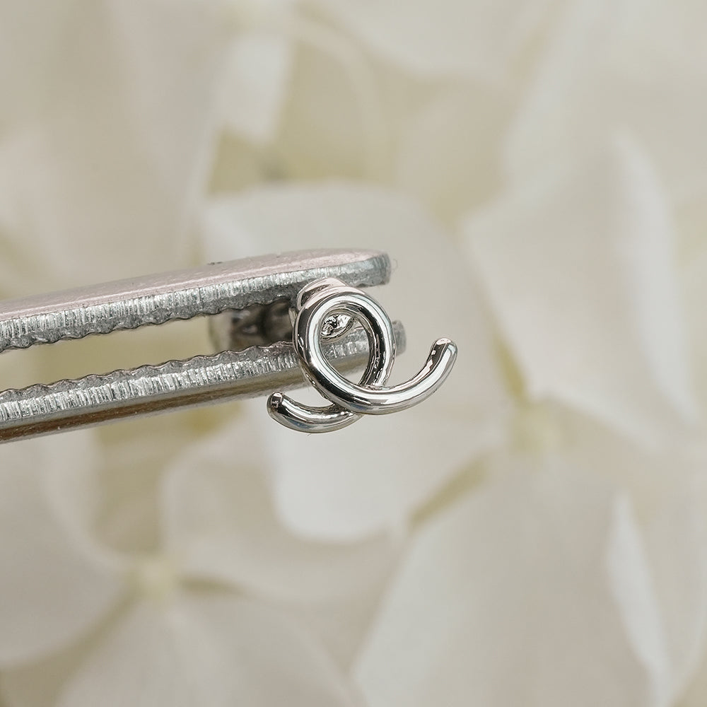 [サージカル]ユニーク ドローイングモチーフ ボディピアス (4Type) 16G