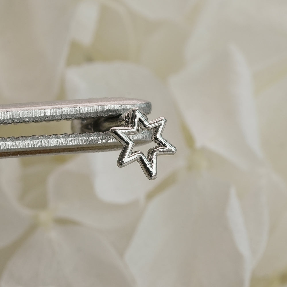 [サージカル]ユニーク ドローイングモチーフ ボディピアス (4Type) 16G