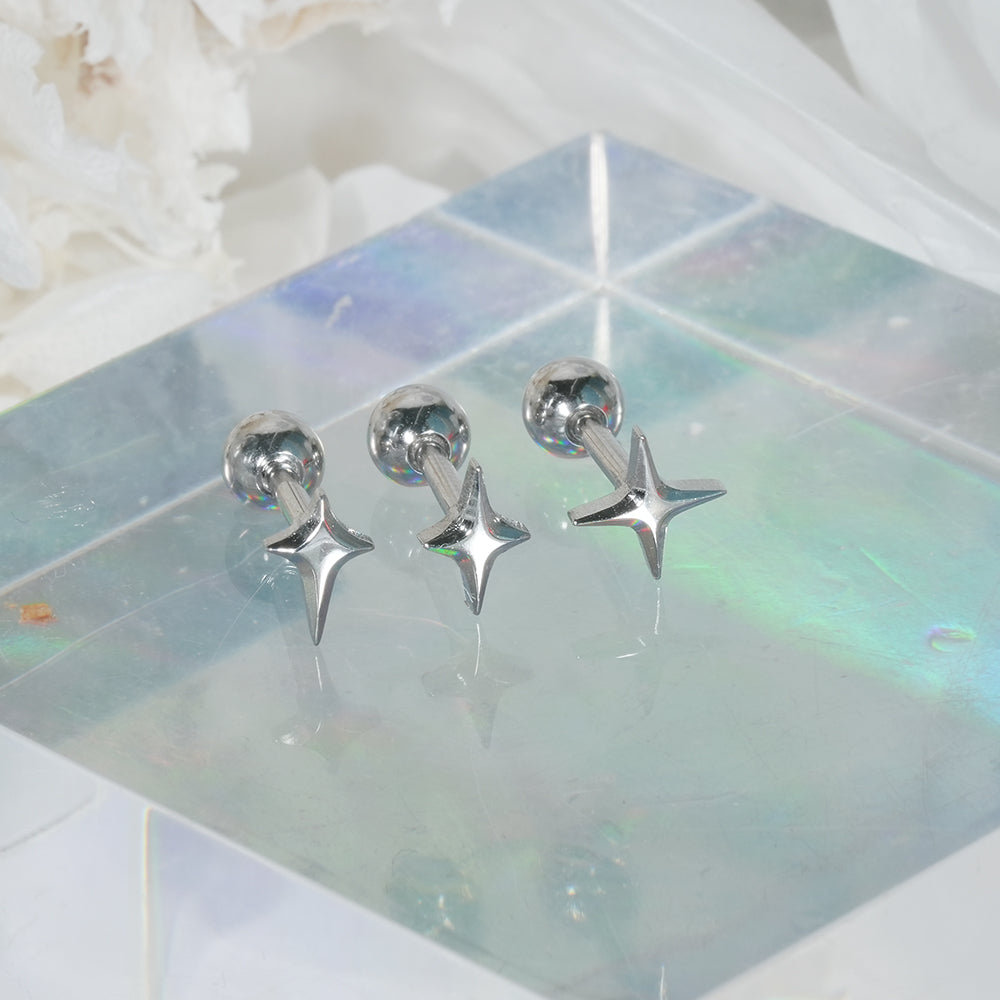 [全サージカル] スパーク ウィング スター ボディピアス (9Type) 16G