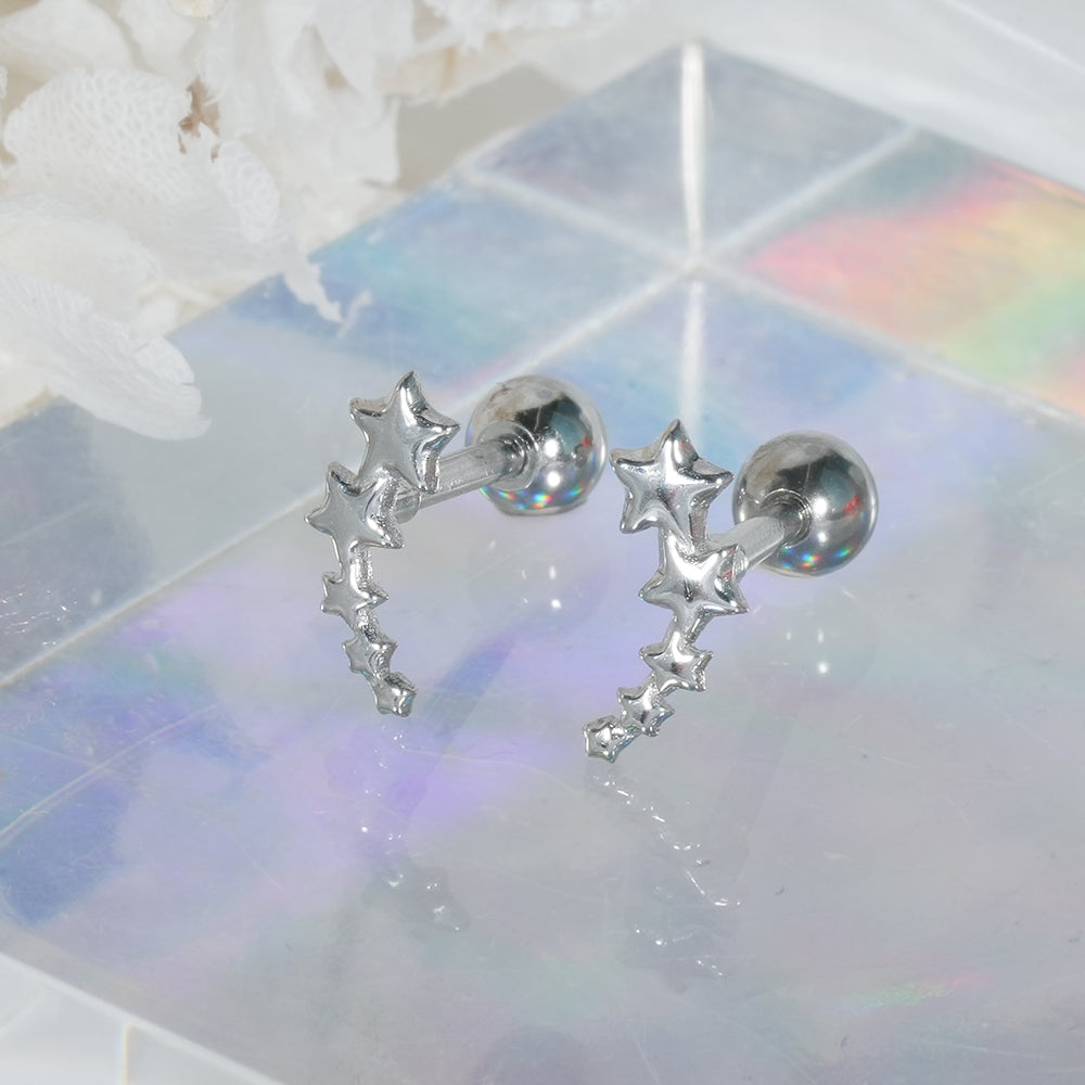 [全サージカル] スパーク ウィング スター ボディピアス (9Type) 16G