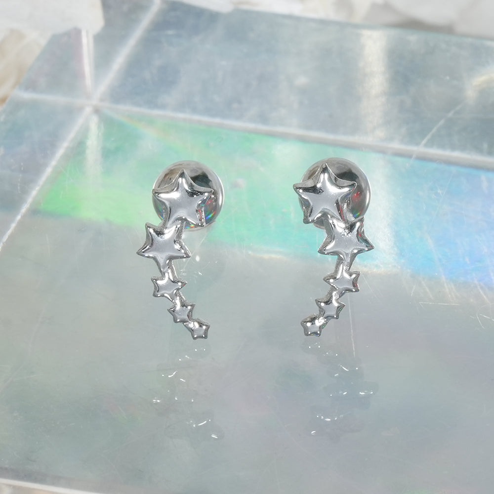 [全サージカル] スパーク ウィング スター ボディピアス (9Type) 16G