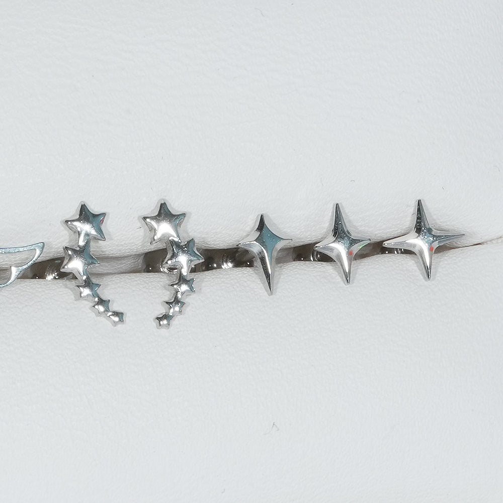 [全サージカル] スパーク ウィング スター ボディピアス (9Type) 16G