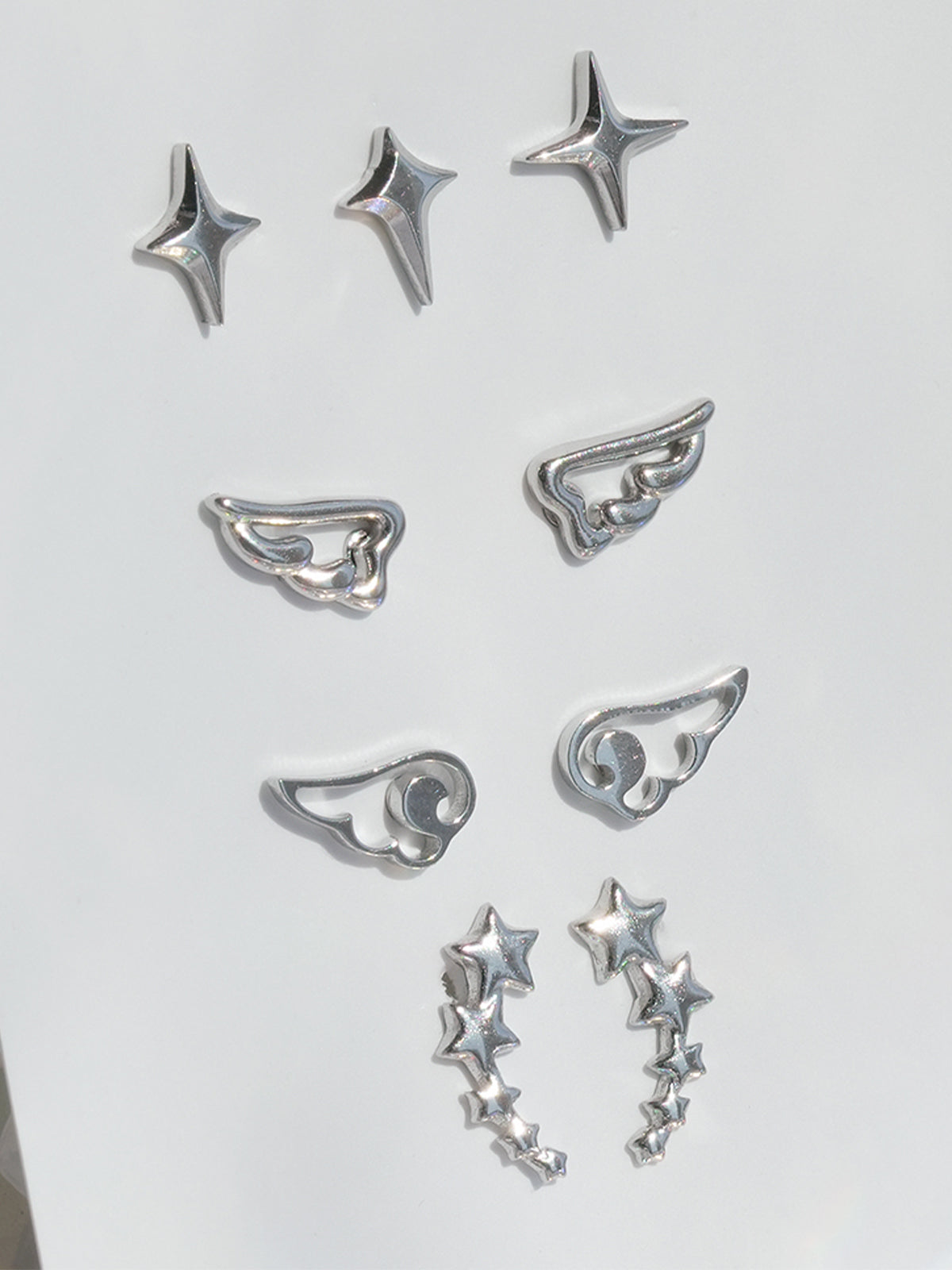 [全サージカル] スパーク ウィング スター ボディピアス (9Type) 16G