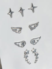 [全サージカル] スパーク ウィング スター ボディピアス (9Type) 16G
