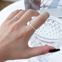 [925 Silver]ミニ 星 スター リング 指輪