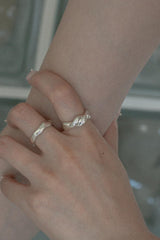 silver925 bold twisted ring (2color) - 4MiLi (フォーミリ)