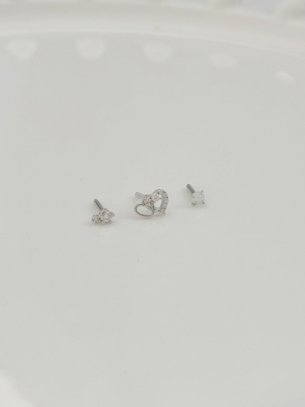 [5set] Heart &amp; Twinkle 16G Body Piercing Antique Unique y2k 
