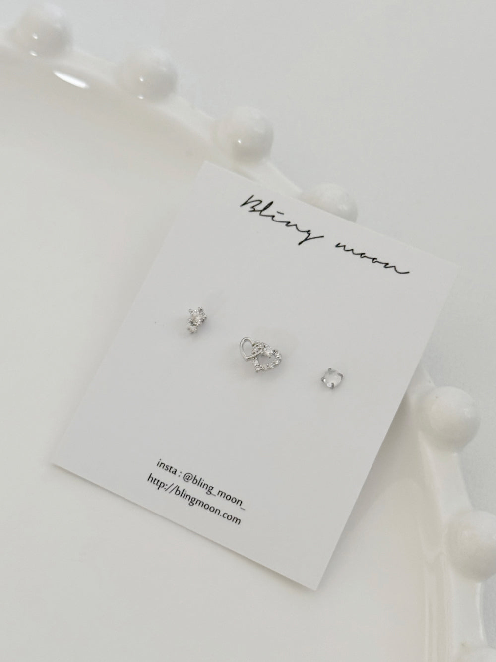 [5set] Heart &amp; Twinkle 16G Body Piercing Antique Unique y2k 