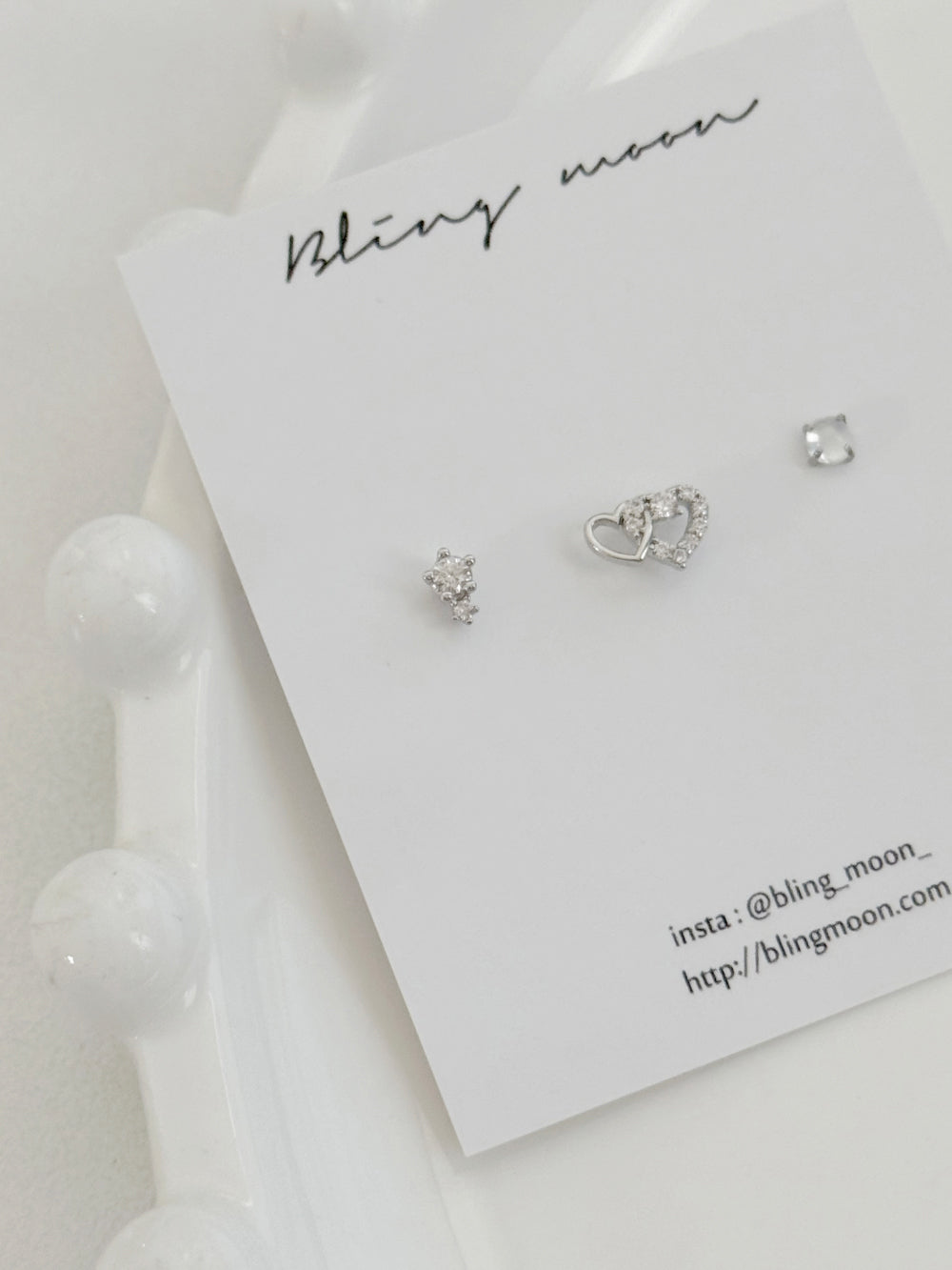 [5set] Heart &amp; Twinkle 16G Body Piercing Antique Unique y2k 