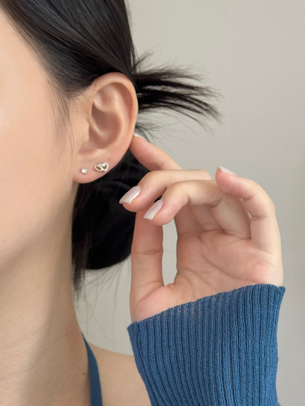 [5set] Heart &amp; Twinkle 16G Body Piercing Antique Unique y2k 