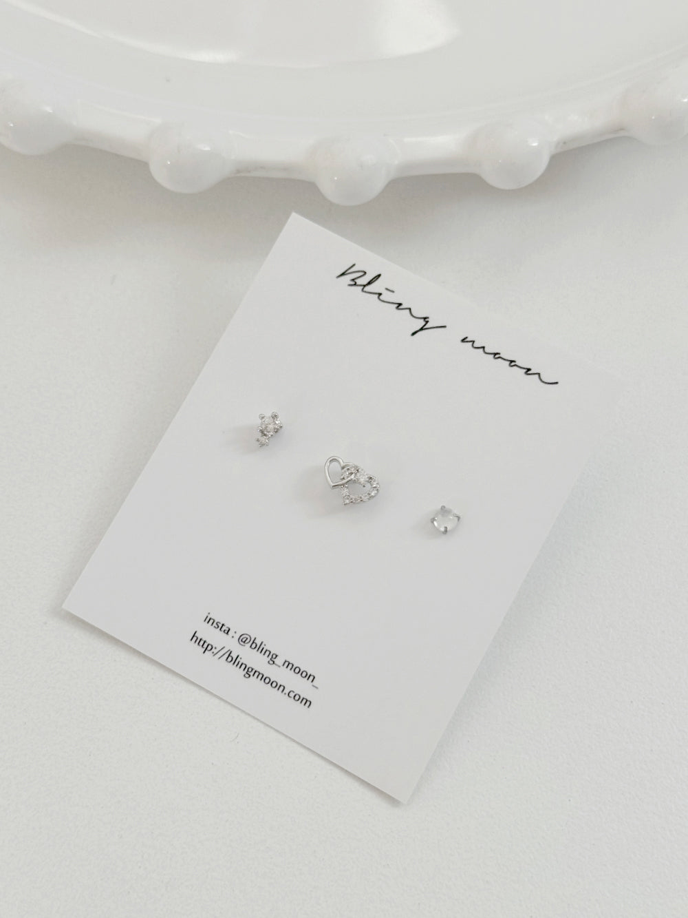 [5set] Heart &amp; Twinkle 16G Body Piercing Antique Unique y2k 