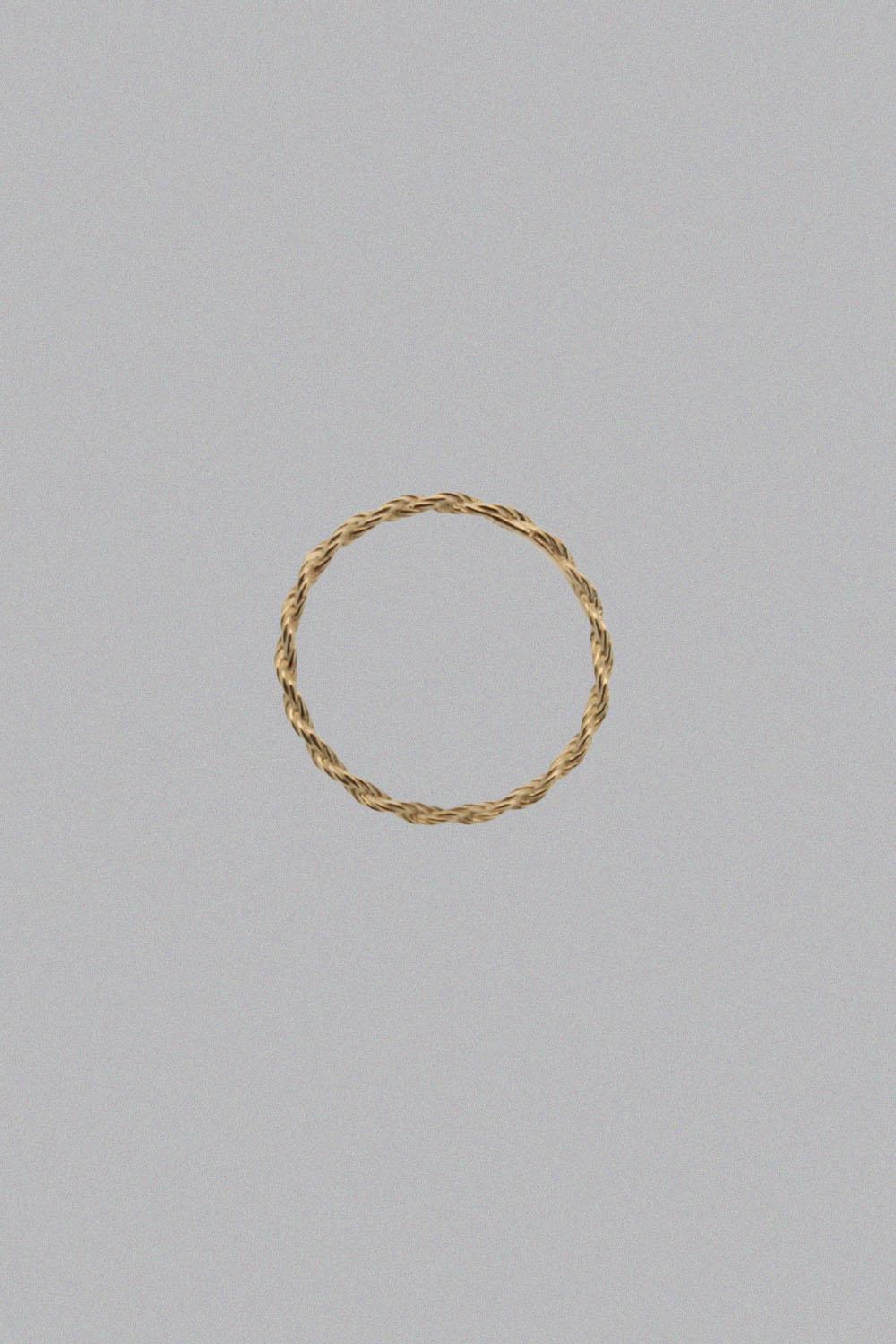14k rope knot ring - 4MiLi (フォーミリ)