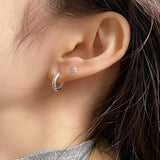 [925 Silver]ミニコイン ピアス - 4MiLi (フォーミリ)