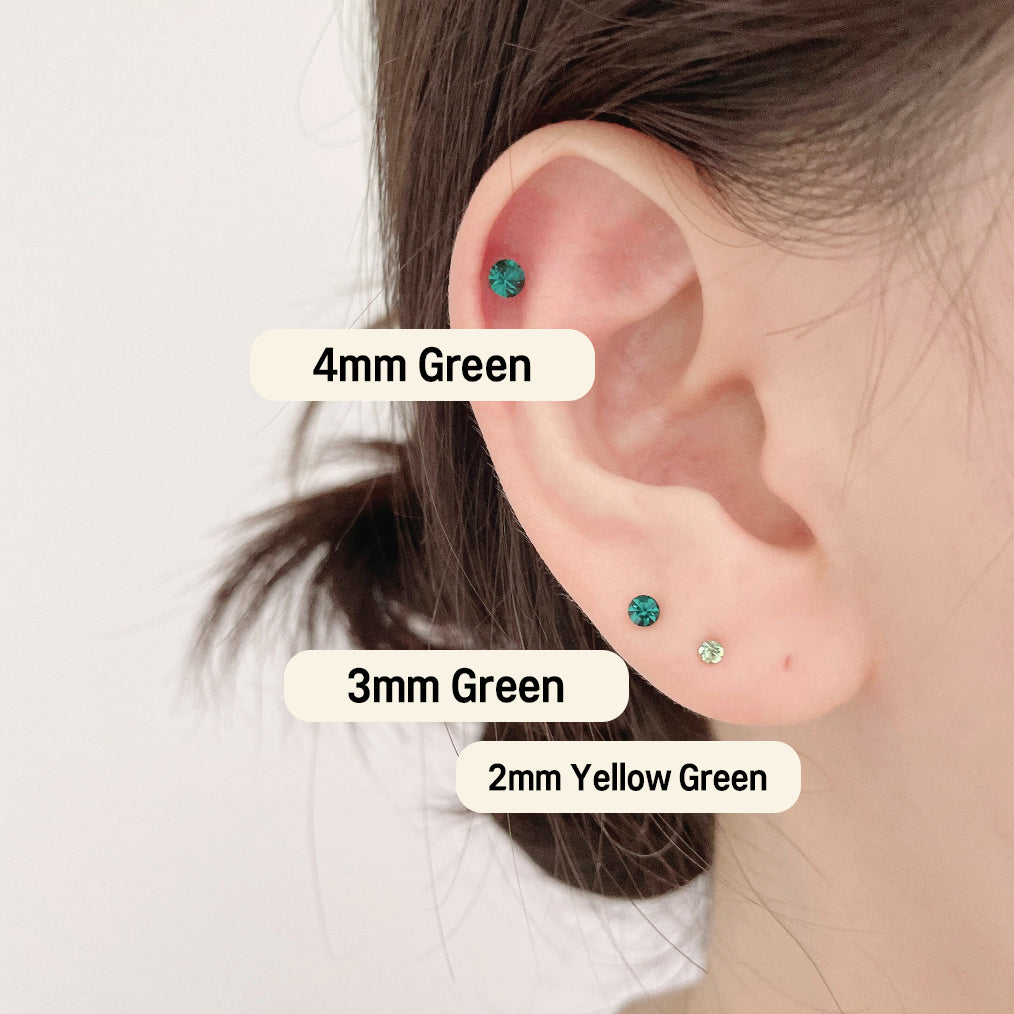 [Surgical] Star Drop Cubic (3 Types 2 Colors) 16G 