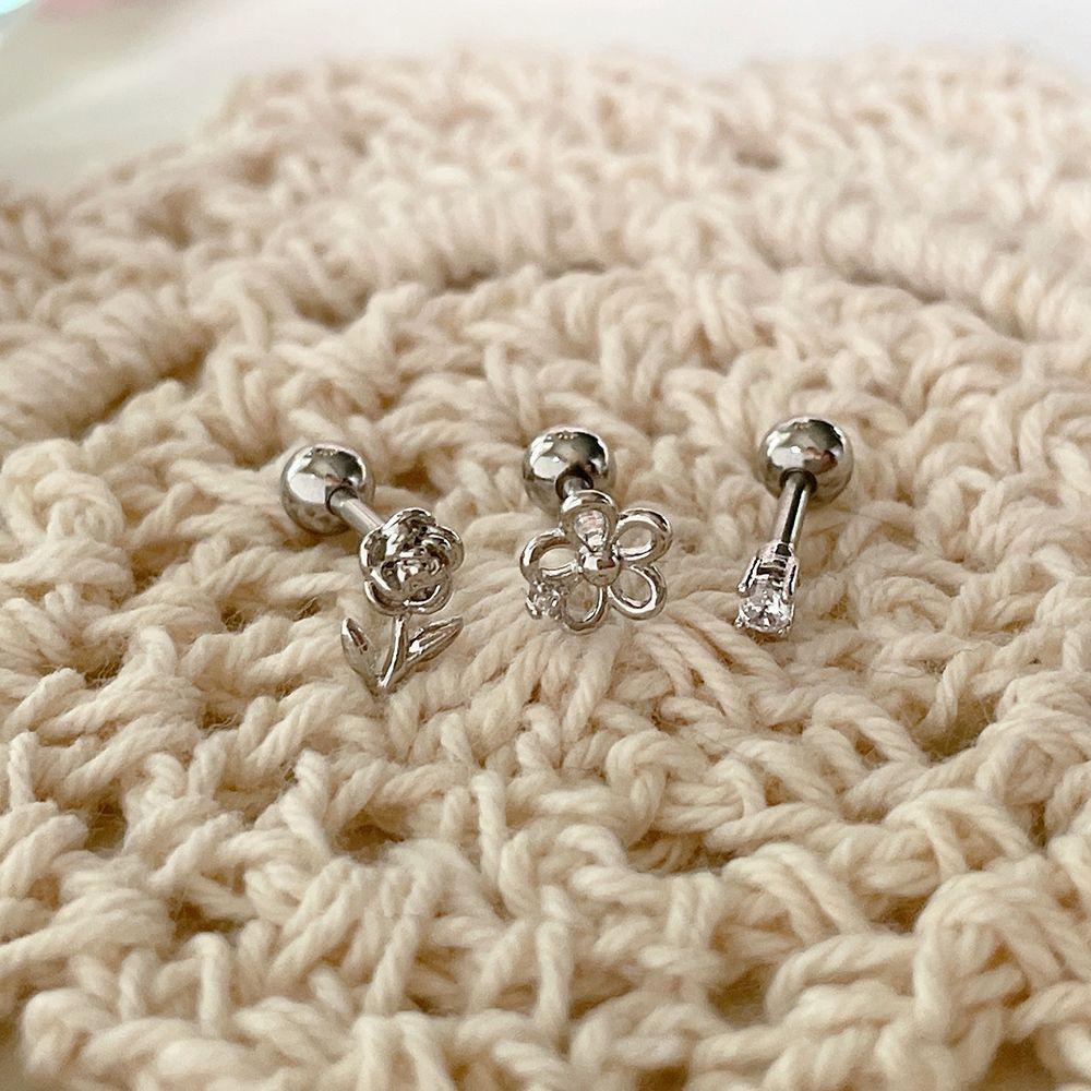 [Surgical] Flower Cubic Rose (3 Types 2 Colors) 16G 
