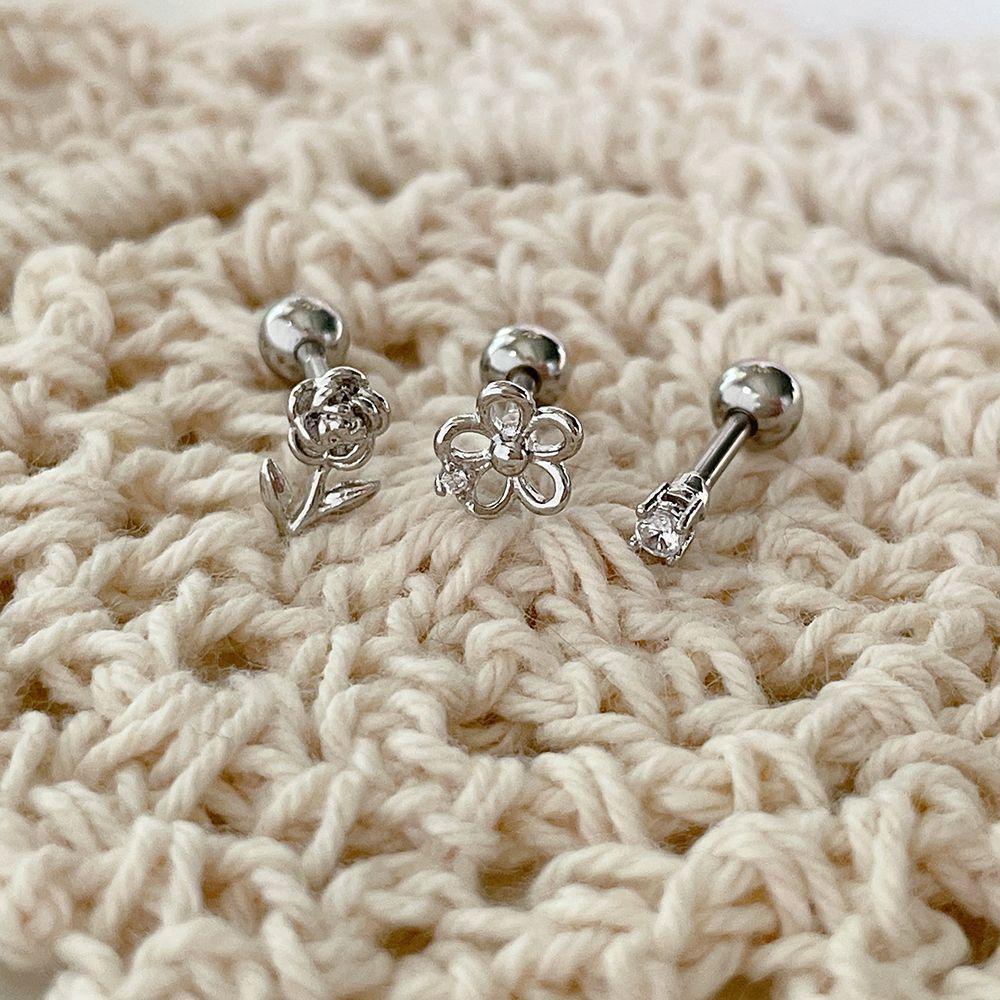 [Surgical] Flower Cubic Rose (3 Types 2 Colors) 16G 