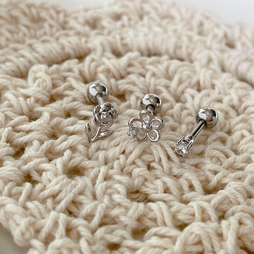 [Surgical] Flower Cubic Rose (3 Types 2 Colors) 16G 