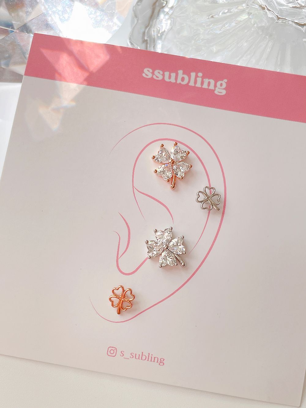 [Surgical] Star Drop Cubic (3 แบบ 2 สี) 16G 