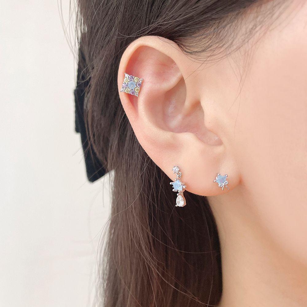 サージカル]ピンク ブルー 星 スター ドロップ (3Type 2Color) 16G