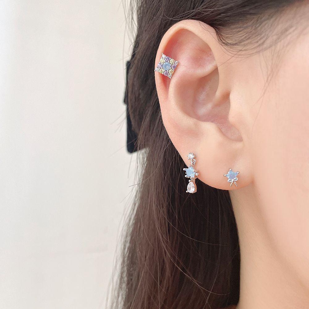 サージカル]ピンク ブルー 星 スター ドロップ (3Type 2Color) 16G