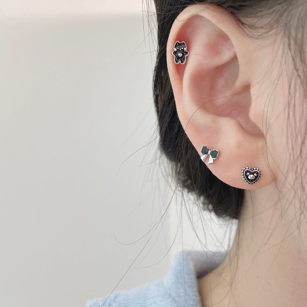 [Surgical] Cat CAT (2 Colors) 16G Body Piercing Back Piercing Cartilage Piercing 