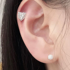 [ผ่าตัด] ดอกไม้ลูกบาศก์ (2 สี) 16G เจาะร่างกาย เจาะหลัง เจาะกระดูกอ่อน 