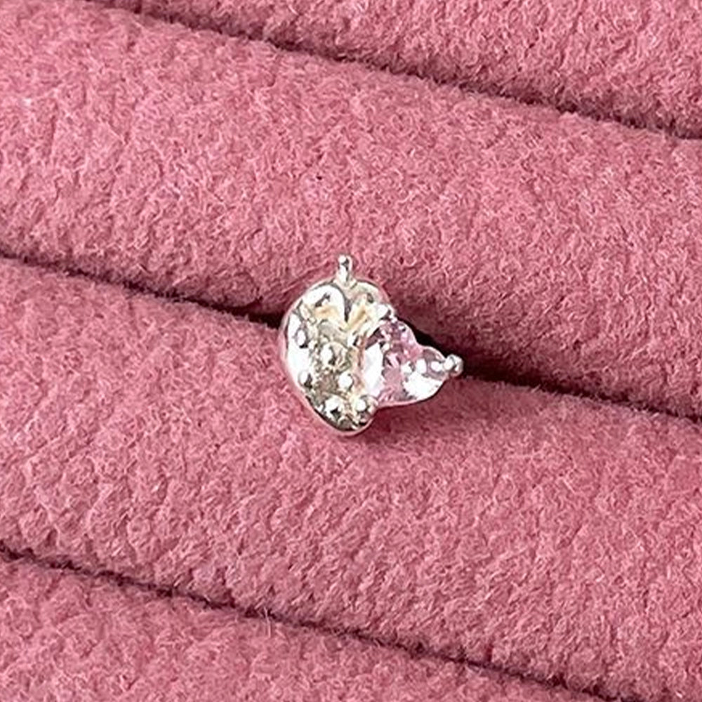 [925 Silver]ピンクイチゴ 20G ボディピアス キャッチ ピアッシング 軟骨ピアス