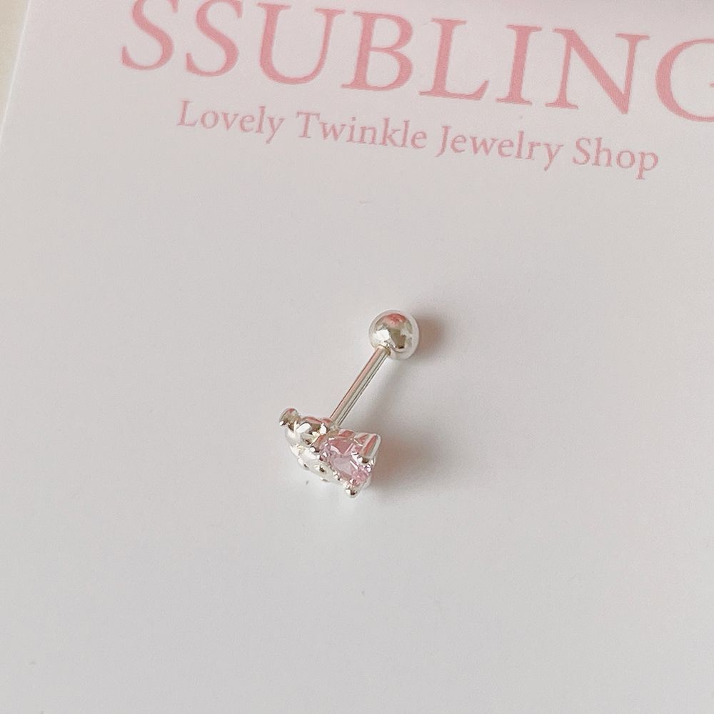 [925 Silver]ピンクイチゴ 20G ボディピアス キャッチ ピアッシング 軟骨ピアス