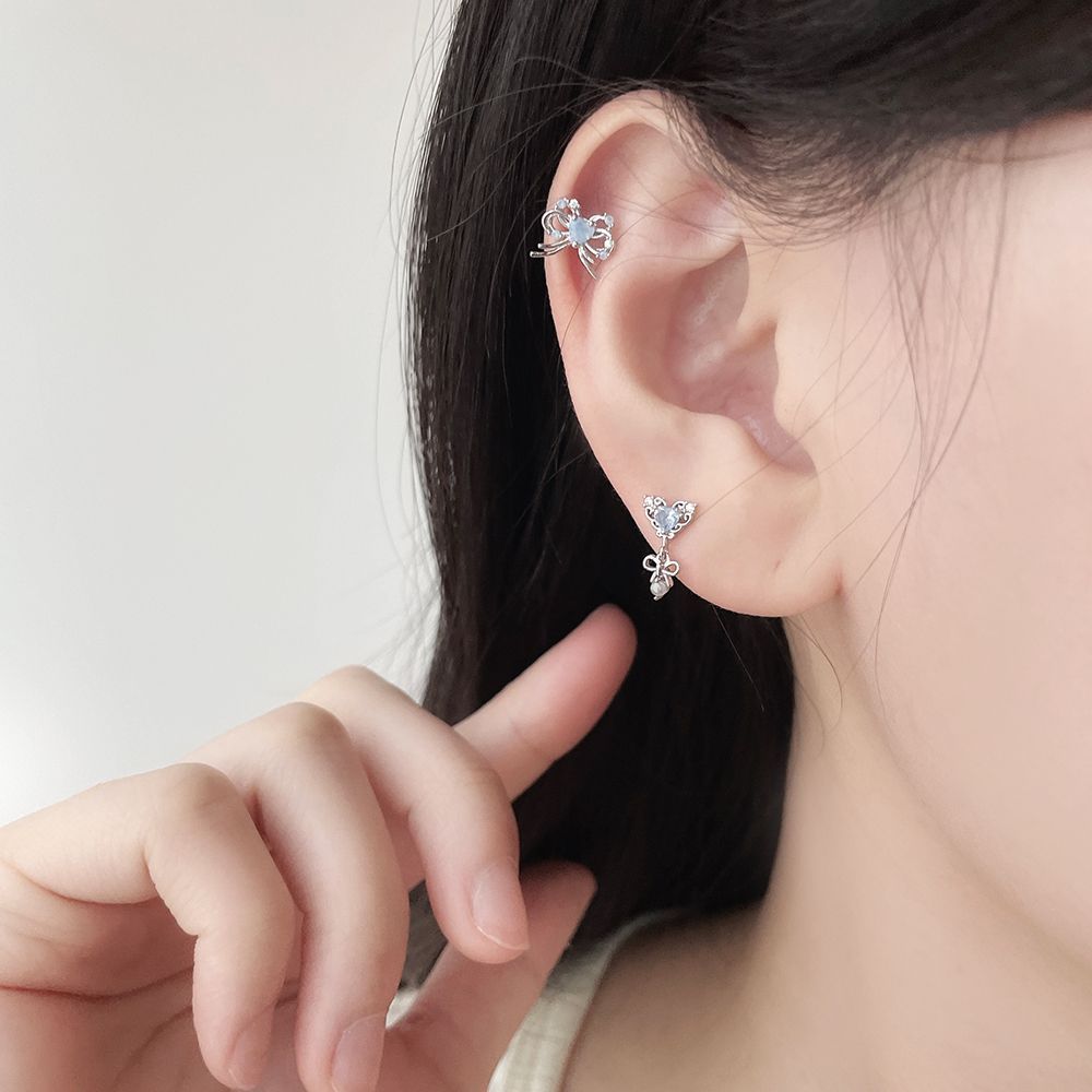 [ผ่าตัด] ดอกไม้ลูกบาศก์ (2 สี) 16G เจาะร่างกาย เจาะหลัง เจาะกระดูกอ่อน 